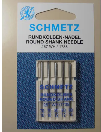 Schmetz Ompelukoneen neulat 287 WH-1738 Koko 90 - 5 kpl